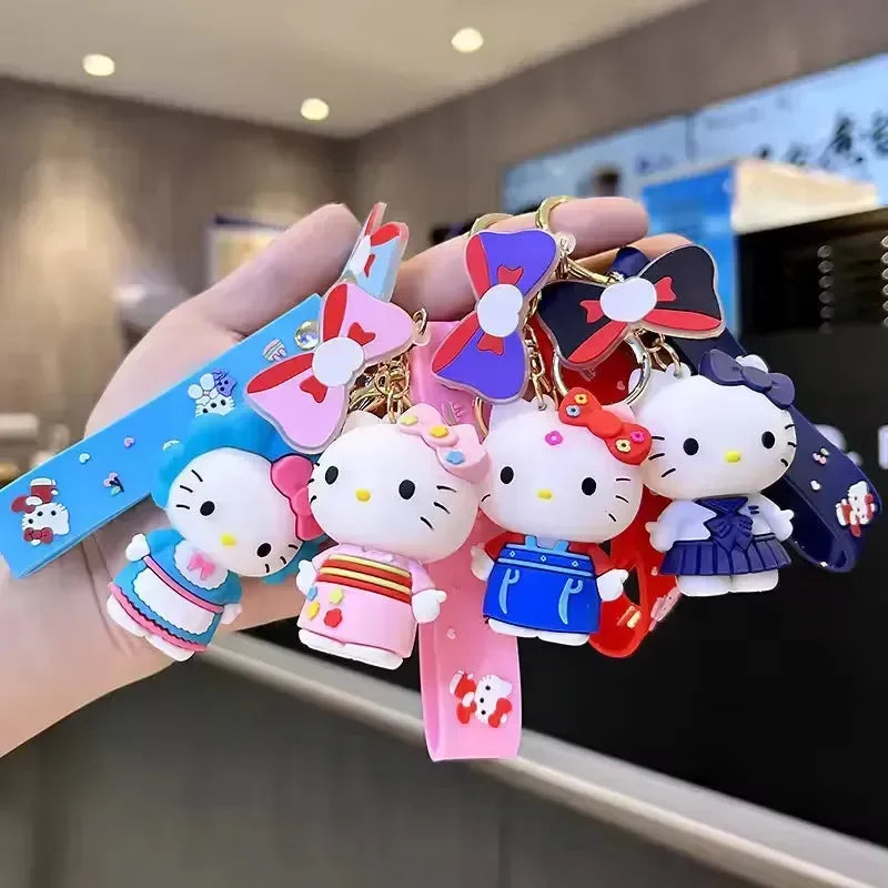 Dressed-Up Darling Hello Kitty Keychain