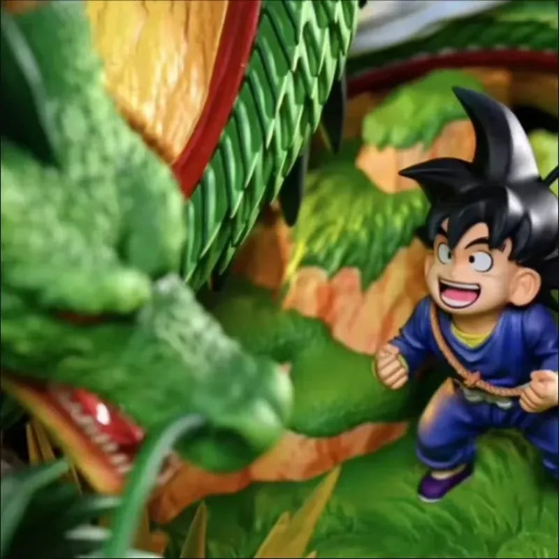 Dragon Ball Z Shenron with Kid Goku Figurine (23 cm)