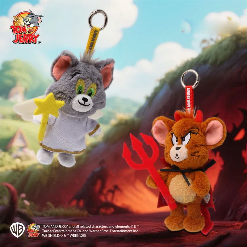 Tom and Jerry Devil and Angel Series Plush Keychain