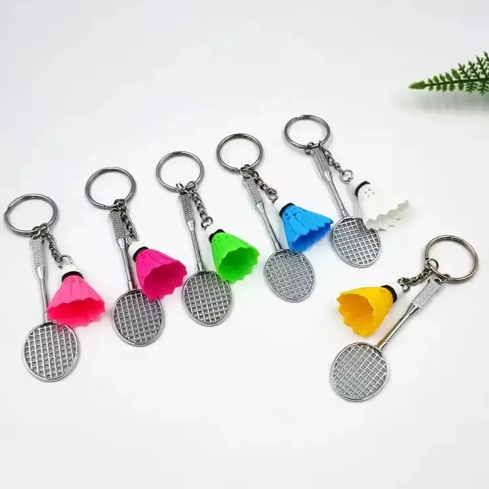 Smash Hit Badminton Racket Keychain