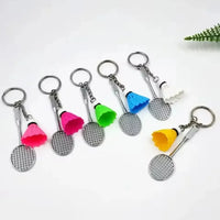 Smash Hit Badminton Racket Keychain