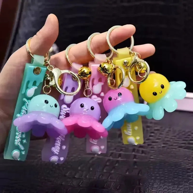 Lumino-Octo LED Octopus Keychain