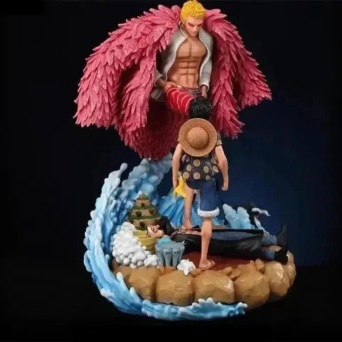 PVC Donquixote vs Luffy Action Figurine (21cm)