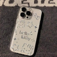 Silver Hello Kitty Case (For iPhones)