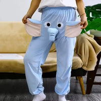 Funny Elephant Trunk Novelty Pajama Pants