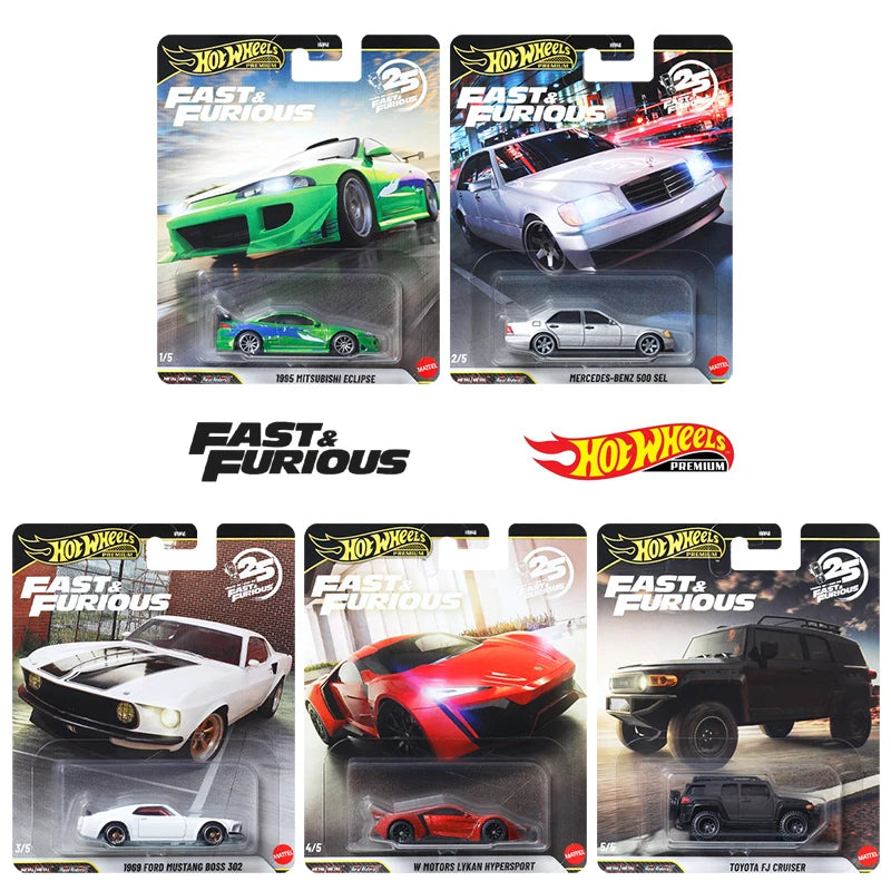 Hot Wheels Fast & Furious 25th Anniversary HNW46-N Series