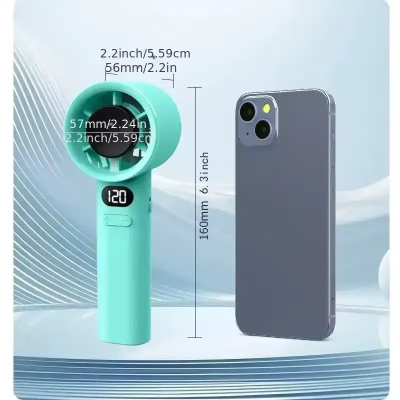 مروحة يدوية رائعة تهبها الرياح 