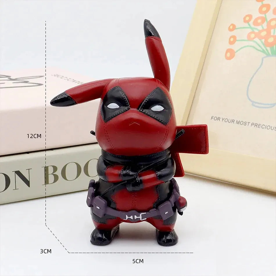 Deadpool Pikachu Action Figure (12 cm)