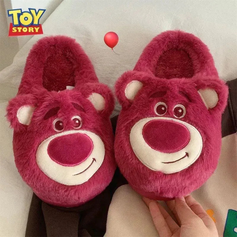 Lotso Winter Plush Slippers - Bear Hugs