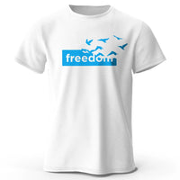 Freedom Letter Printed T-Shirt