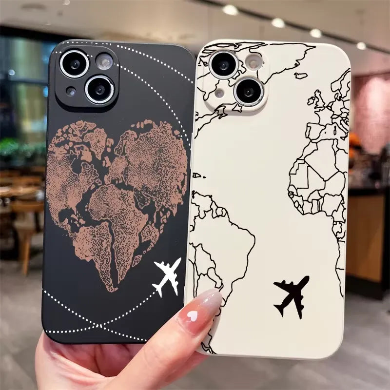 Heart Map Phone Case (For iPhones)