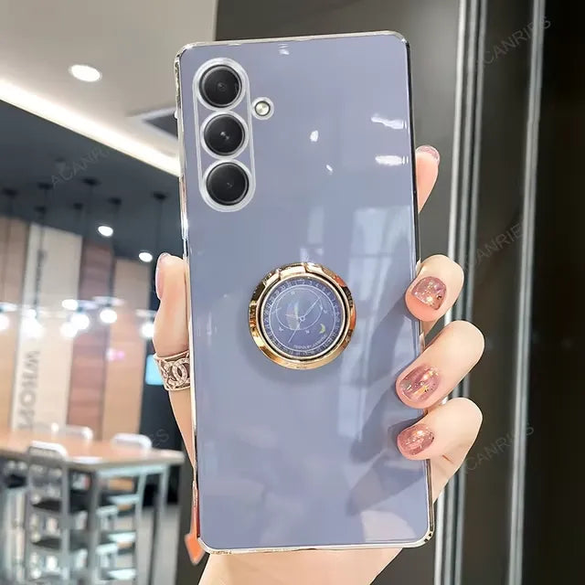 Luxury Plating Ring Case (For Samsung)