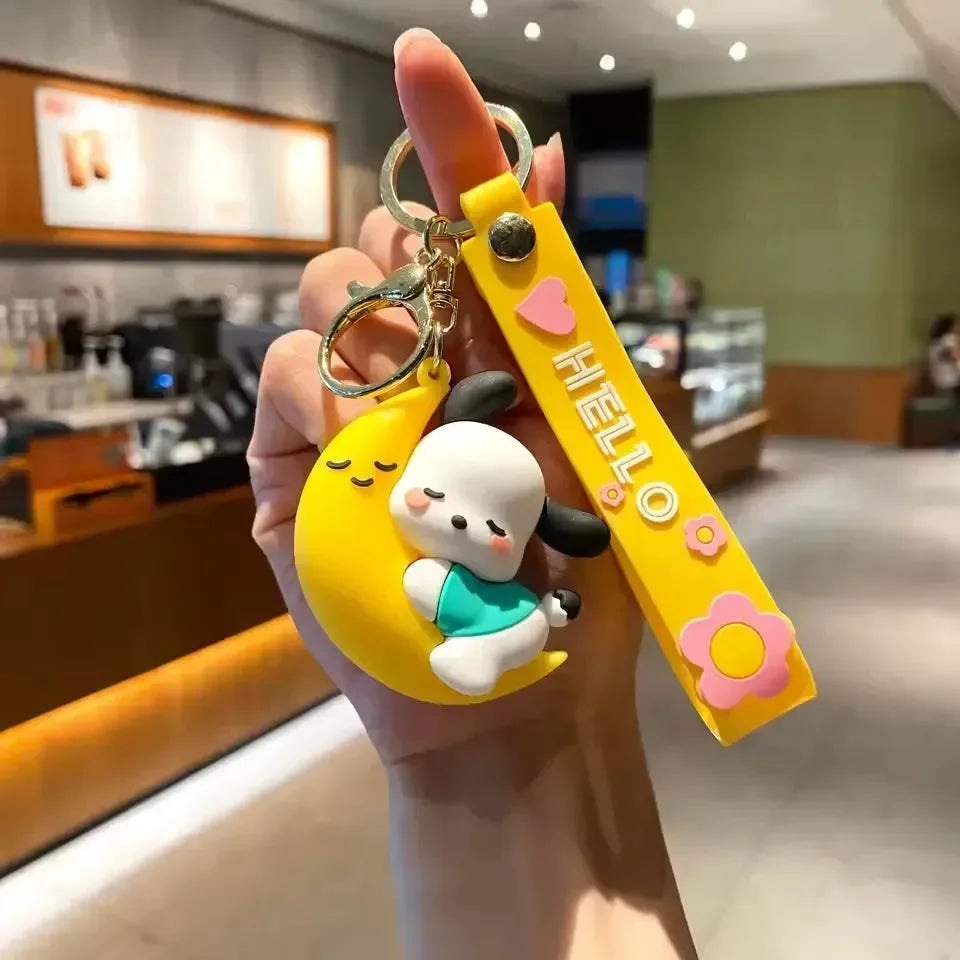 Porte-clés 3D Sanliou Moon Snugglers 