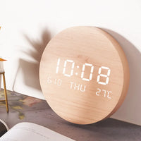 Nordic Style Wooden Hanging Clock