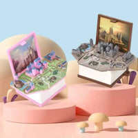 Hogwarts Castle Folding Book Keychain