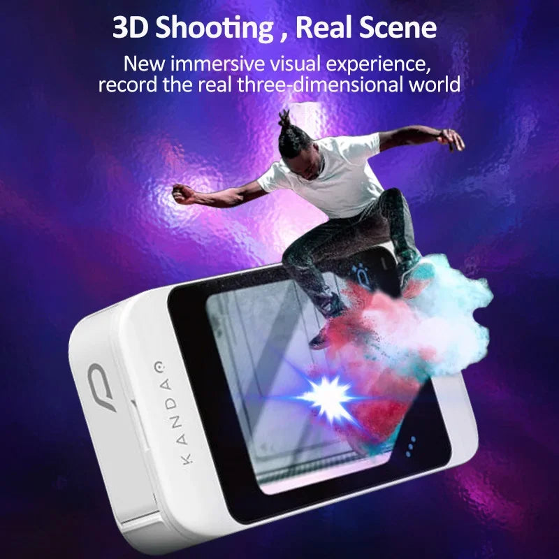 Kandao QooCam EGO 3D Stereo VR Camera 4K 60FPS 65 Inch Large Screen Waterproof 6-Axis Anti-Shake Digital Sports Camera - Bear Hugs