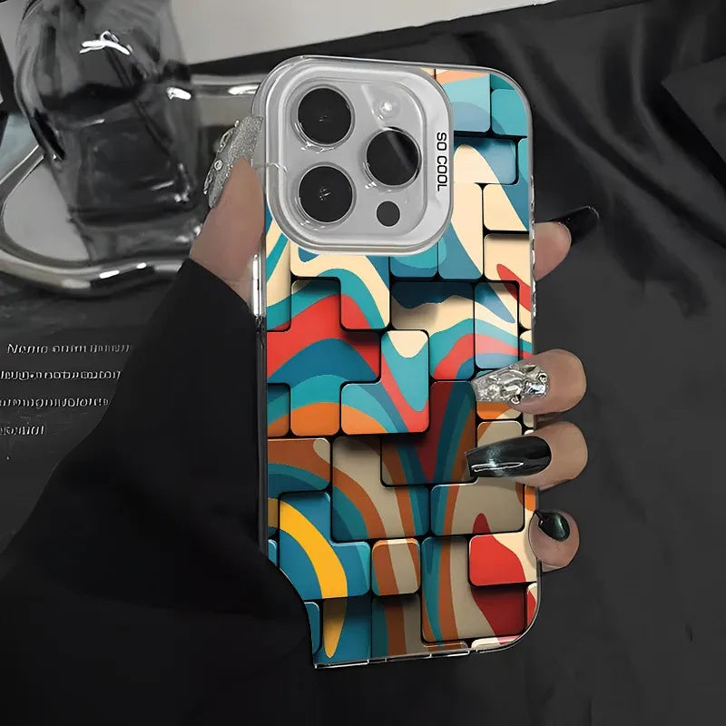 Puzzle Style Phone Case Case (For iPhones)