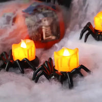 Spooky Spider Candle Night Lamp