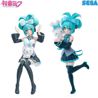 Hatsune Miku X Cinnamoroll Figure Anime Peripheral Collectible Models Decorative Decorations Children Kawaii Gift - Bear Hugs