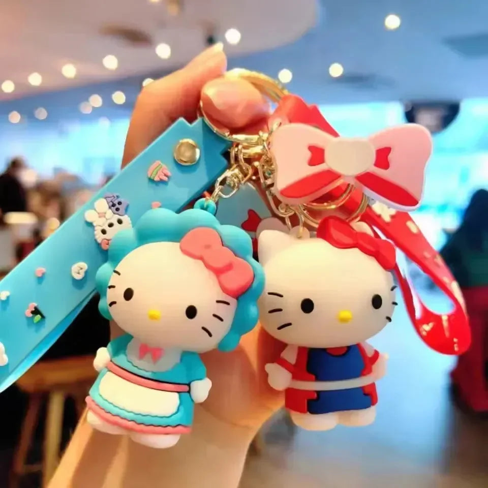 Dressed-Up Darling Hello Kitty Keychain