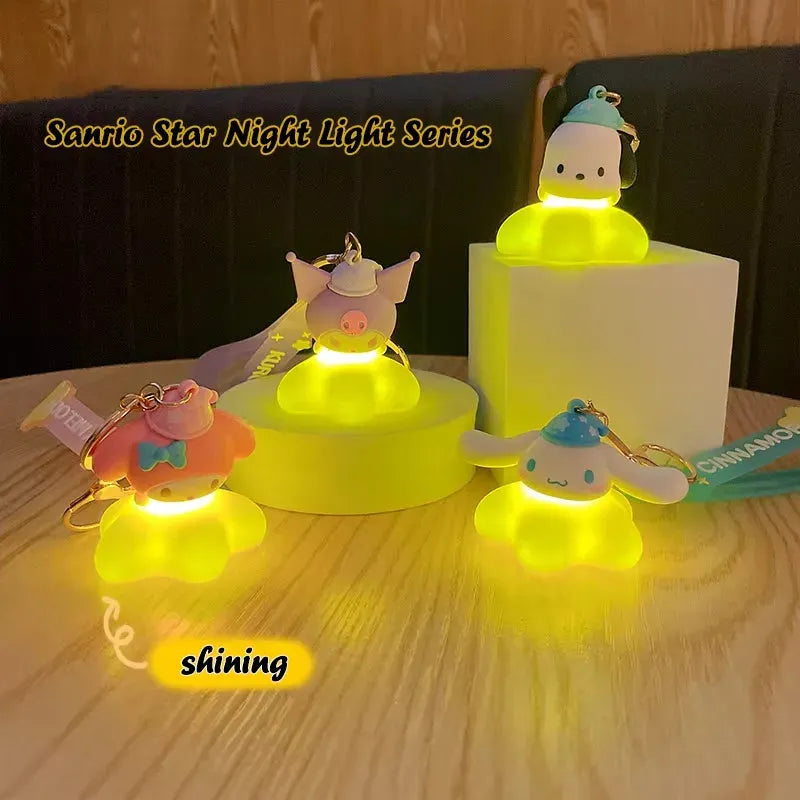 Sanrio LED Floating Cloud Keychain