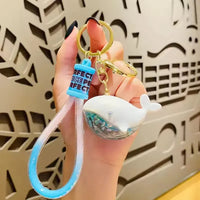WIFTY Ocean Whisperer Whale Keychain