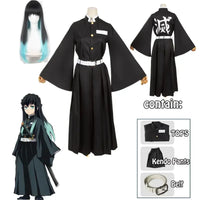 Tokitou Muichirou Cosplay Kostuums Kisatsutai Uniform Pruik Halloween Kostuum Volwassen Kids - Bear Hugs