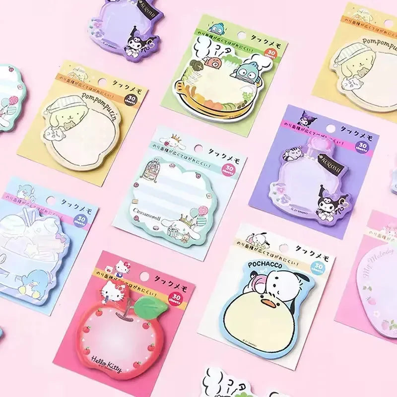 Sanliou Scribbles Memo Sticky Notes (30 Sheets)