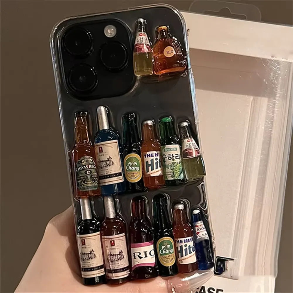 Creative Liquor Bottle Phone Case (For iPhones)