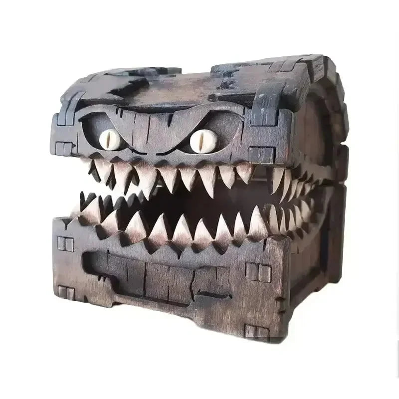 Mimic's Maw Wooden Storage Chest