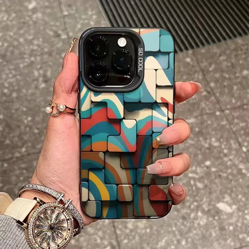 Puzzle Style Phone Case Case (For iPhones)