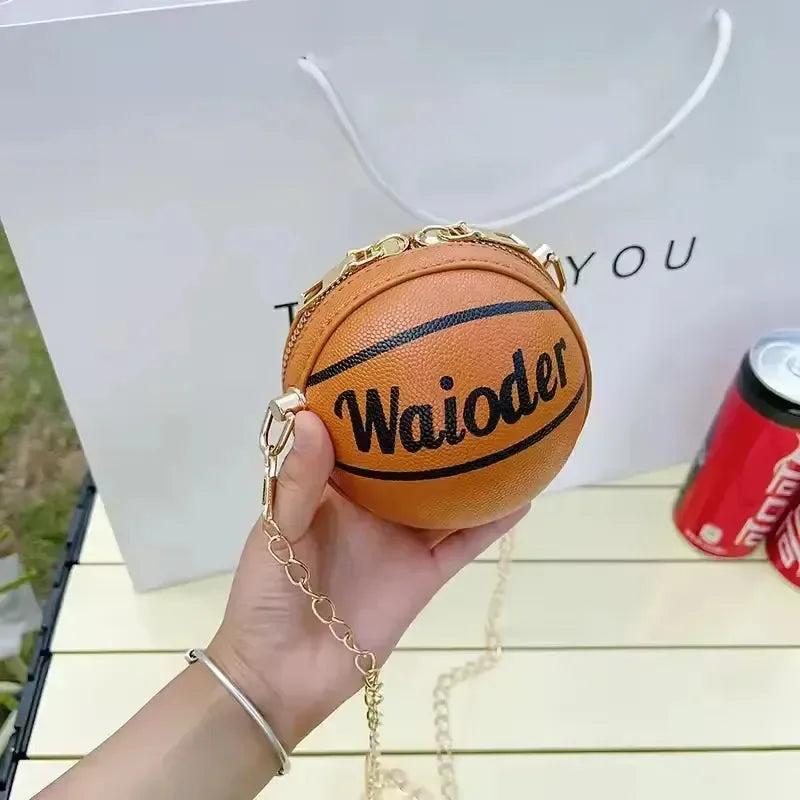 Slam Dunk Basketball Crossbody Bag