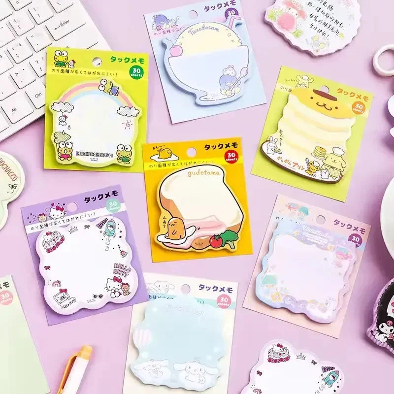 Sanliou Scribbles Memo Sticky Notes (30 Sheets)