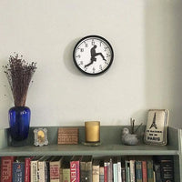 Monty Python inspired Silly Walk Wall Clock Creative Clock Walking Clock Silent Silent Clock Wall Art For Home Decor Wall Clock - Bear Hugs