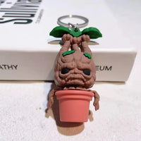 Shrieking Sprout Mandrake Root Keychain