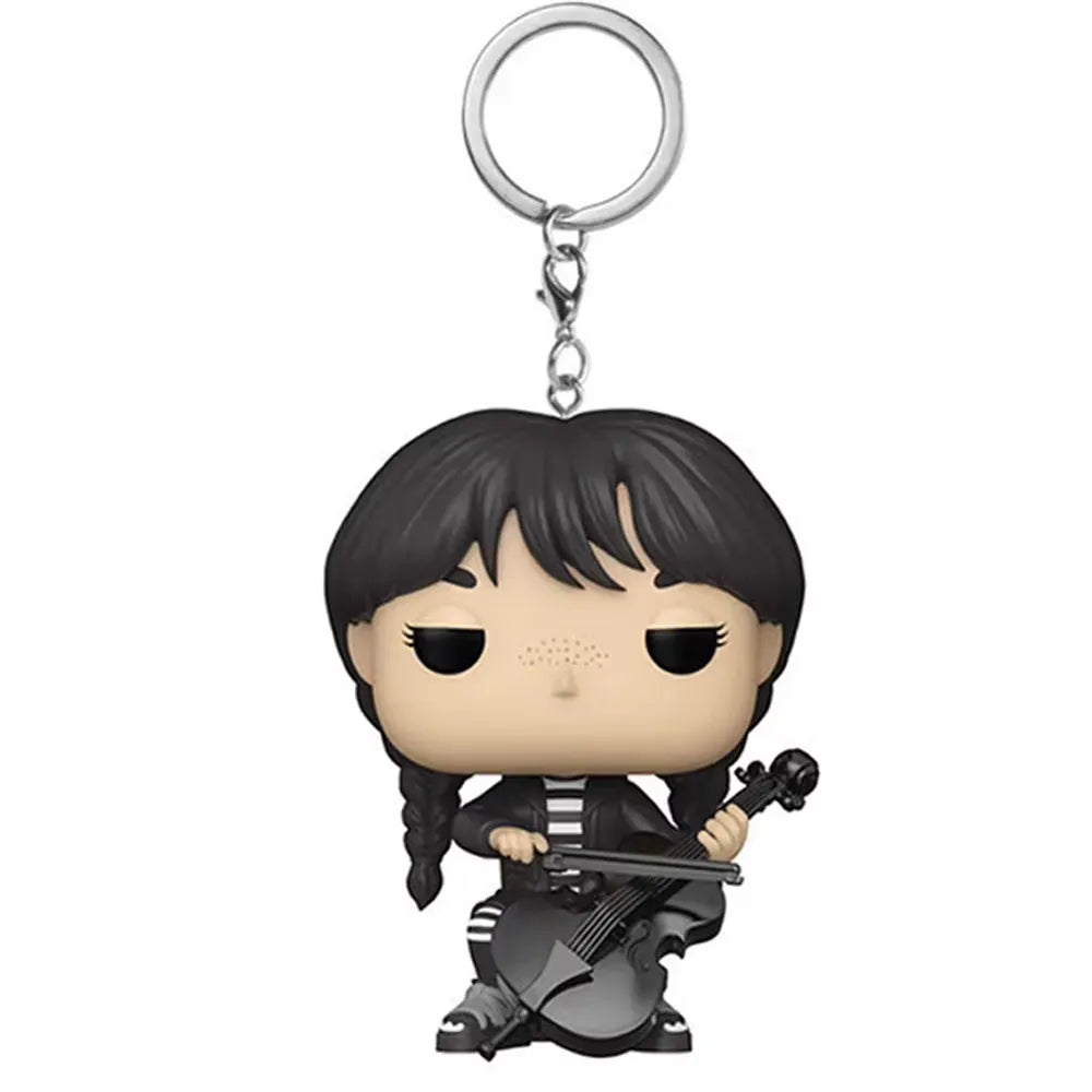 Wednesday Addams 3D Keychain