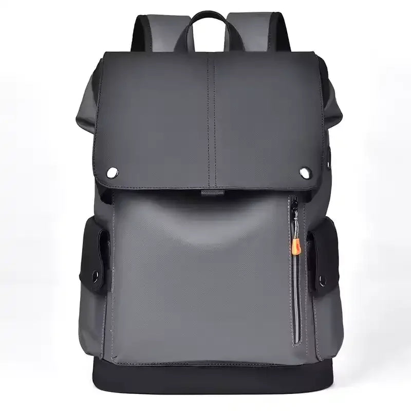 Premium Leather-Look Casual Backpack