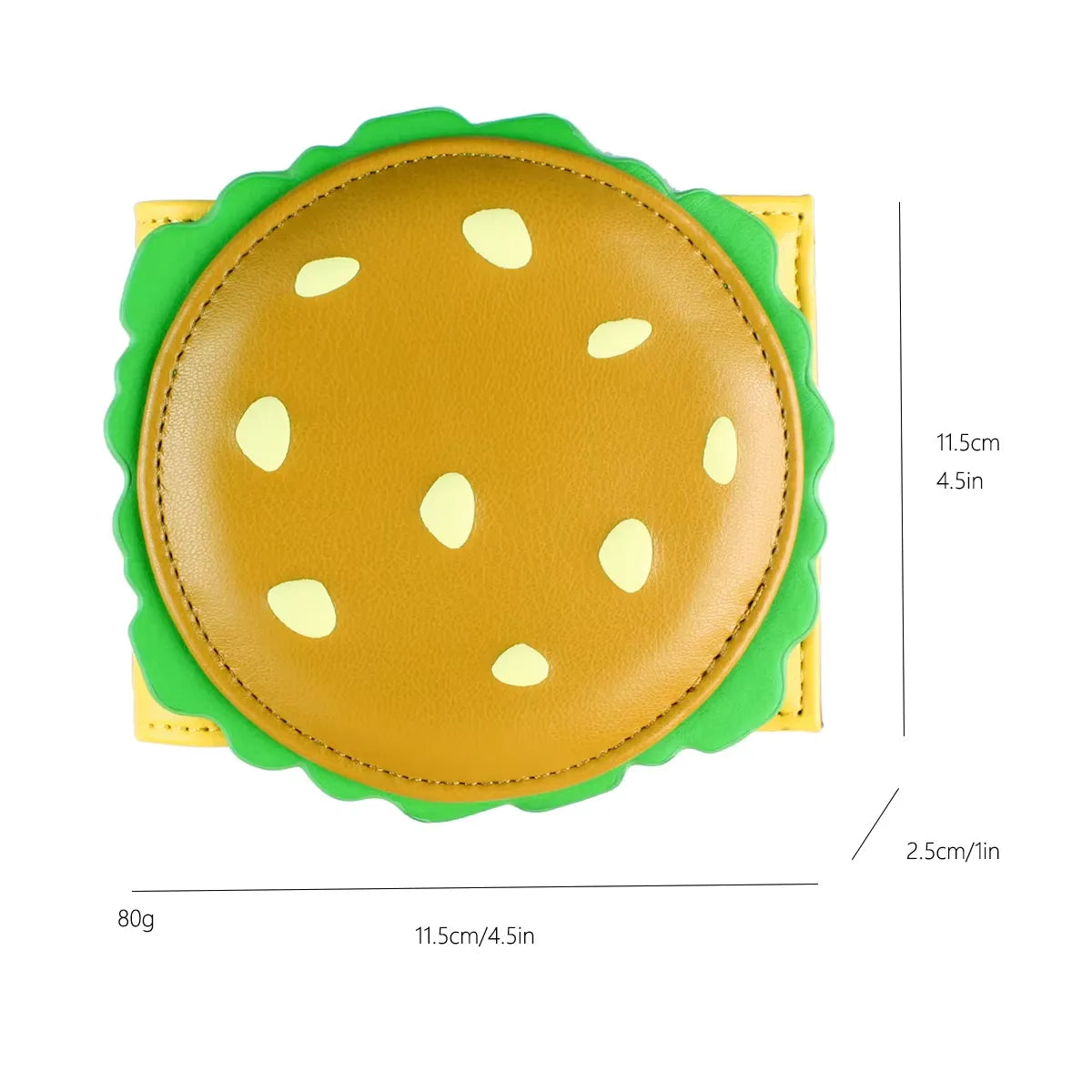 Krabby Patty Burger Shaped Wallet