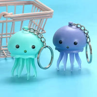 Glowing Jellyfish Keychain