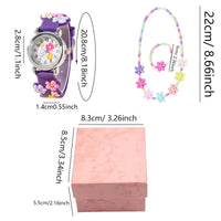 Cute Floral Round Kids Watch