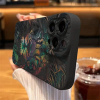 Colourful Lion Pattern Phone Case (For iPhones)