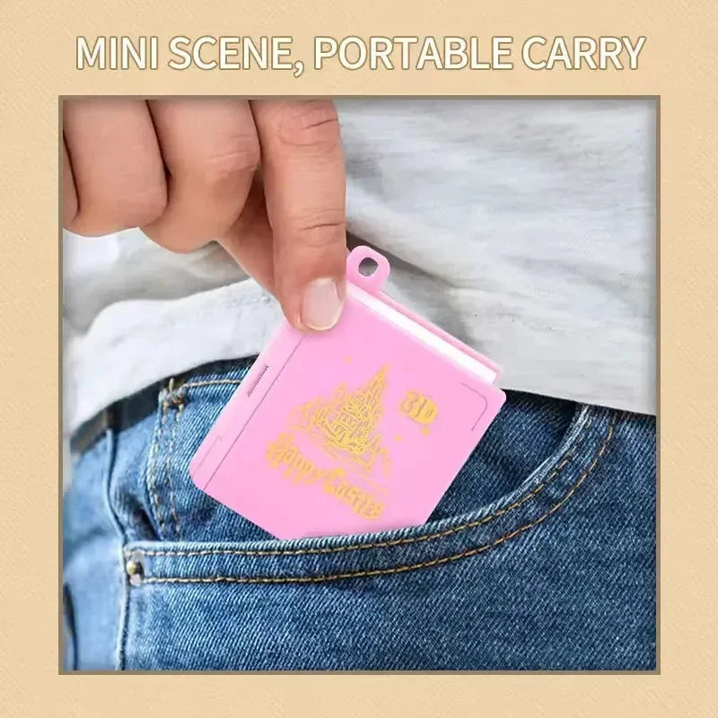 Hogwarts Castle Folding Book Keychain