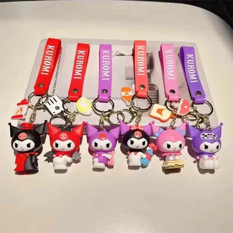 Kawaii Kuromi Palette Play Keychain