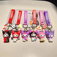 Kawaii Kuromi Palette Play Keychain