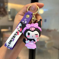 Kawaii Kuromi Many Moods Keychain