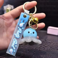 Lumino-Octo LED Octopus Keychain