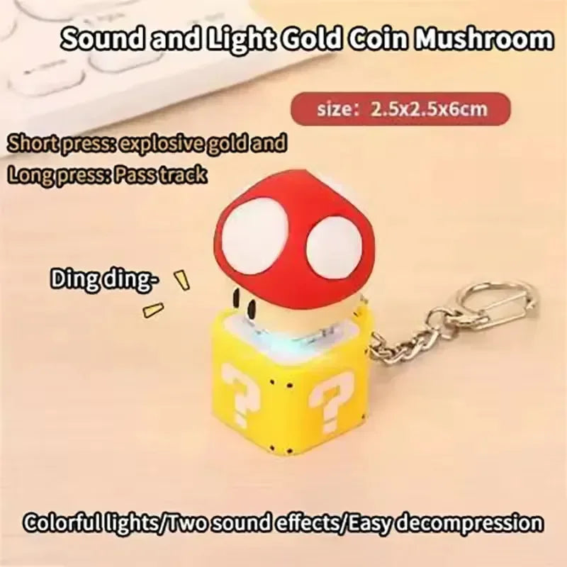 Press & Play Pals Sound & Light Keychain