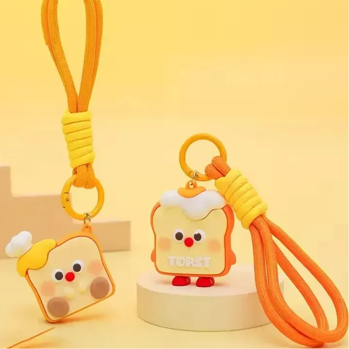 Quirky Crusties Bread Toast Keychain