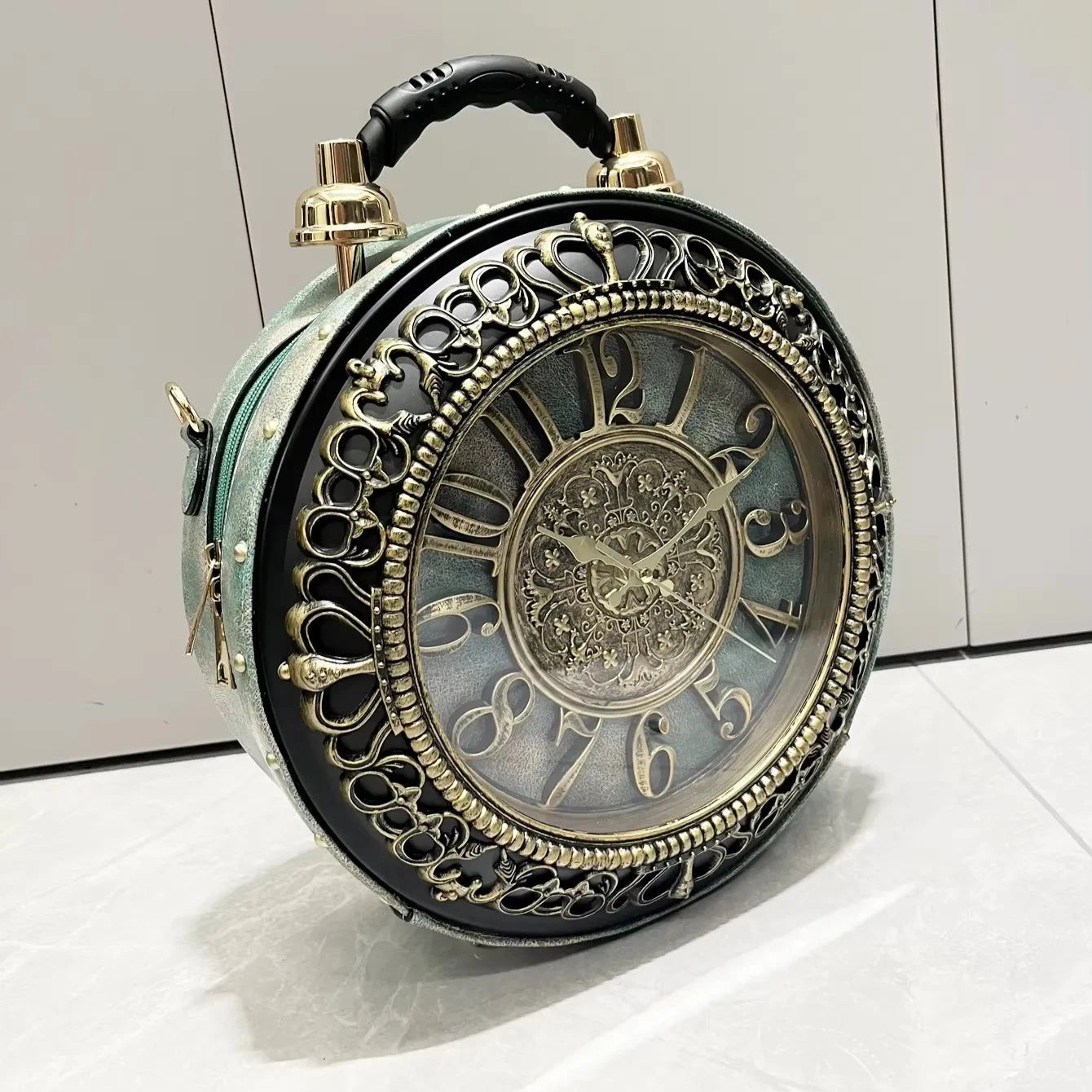 Luxury Clock Novelty Bag