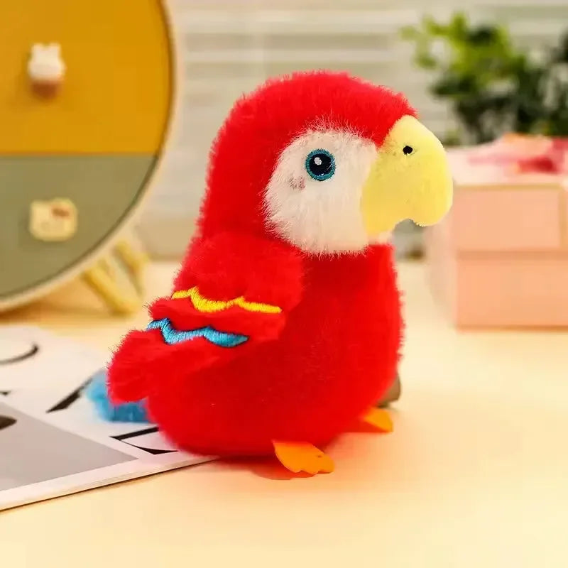 Feathered Friends Bird Plush Keychain
